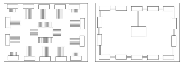 Parallel latches and drivers to extend I/O, serial scheme